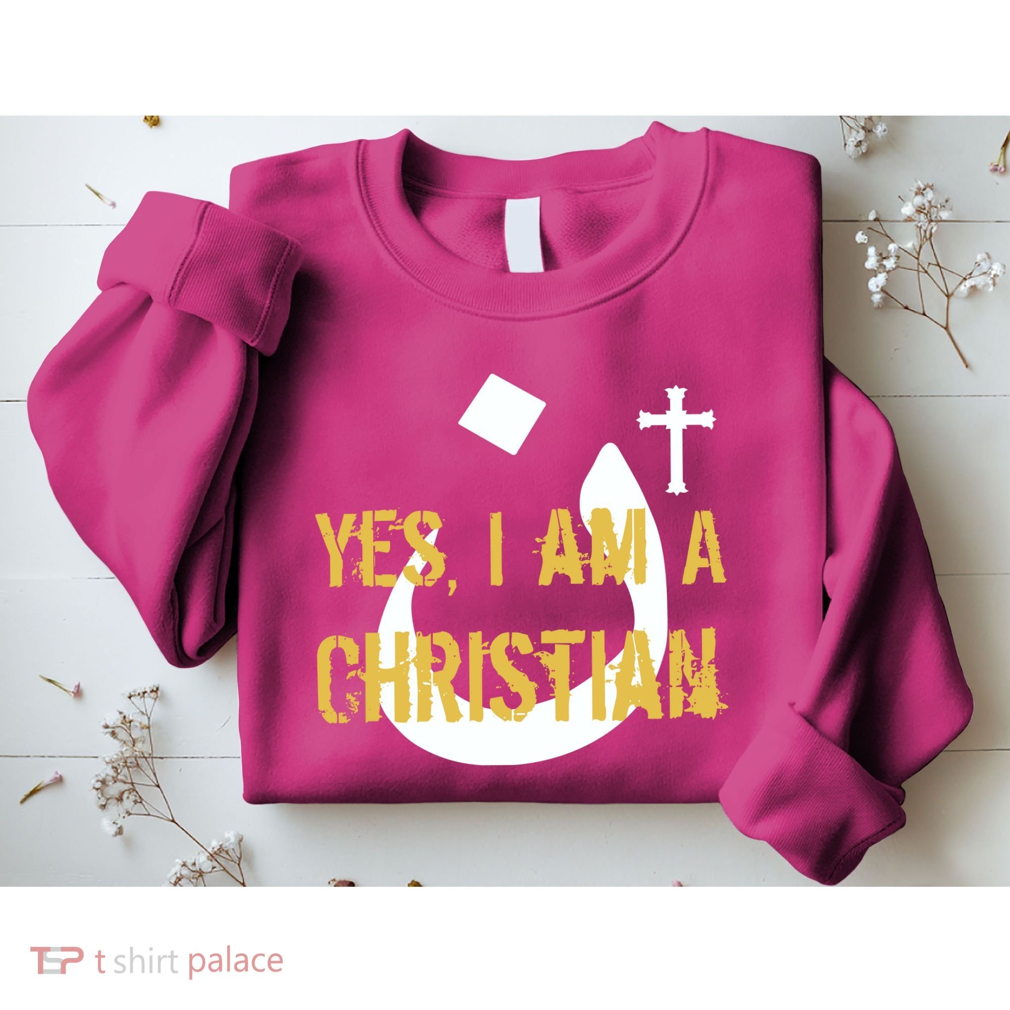 Yes I'm A Nasarani (Christian) Arabic Letter N Sweatshirt