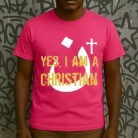 Yes I'm A Nasarani (Christian) Arabic Letter N T-Shirt thumb 3