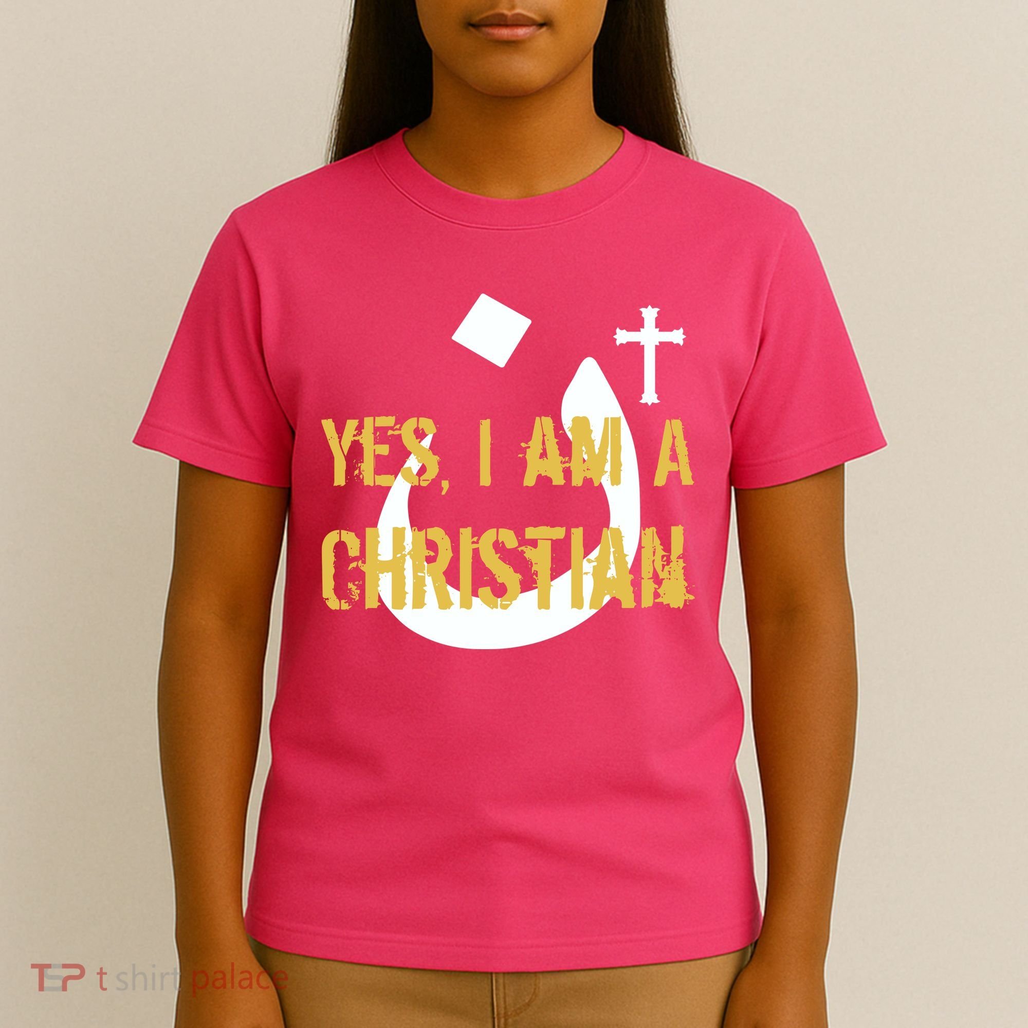 Yes I'm A Nasarani (Christian) Arabic Letter N T-Shirt