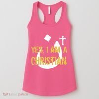 Yes I'm A Nasarani (Christian) Arabic Letter N Women's Tank Top thumb 0