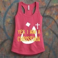 Yes I'm A Nasarani (Christian) Arabic Letter N Women's Tank Top thumb 3