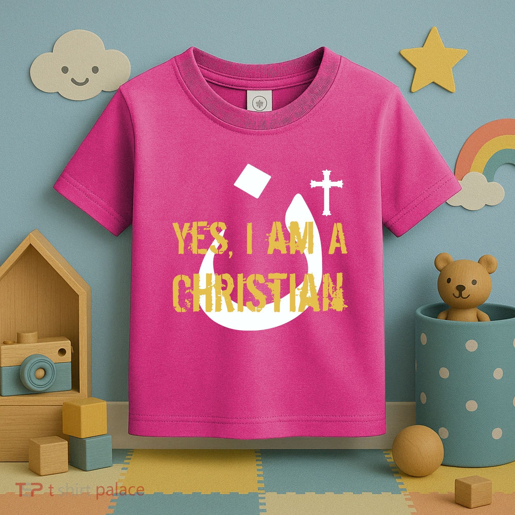 Yes I'm A Nasarani (Christian) Arabic Letter N Toddler T-Shirt