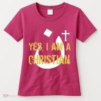 Yes I'm A Nasarani (Christian) Arabic Letter N Women's T-Shirt thumb 0