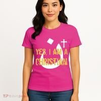 Yes I'm A Nasarani (Christian) Arabic Letter N Women's T-Shirt thumb 4