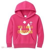 Yes I'm A Nasarani (Christian) Arabic Letter N Kids Hoodie thumb 0