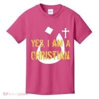 Yes I'm A Nasarani (Christian) Arabic Letter N Kids T-Shirt thumb 0