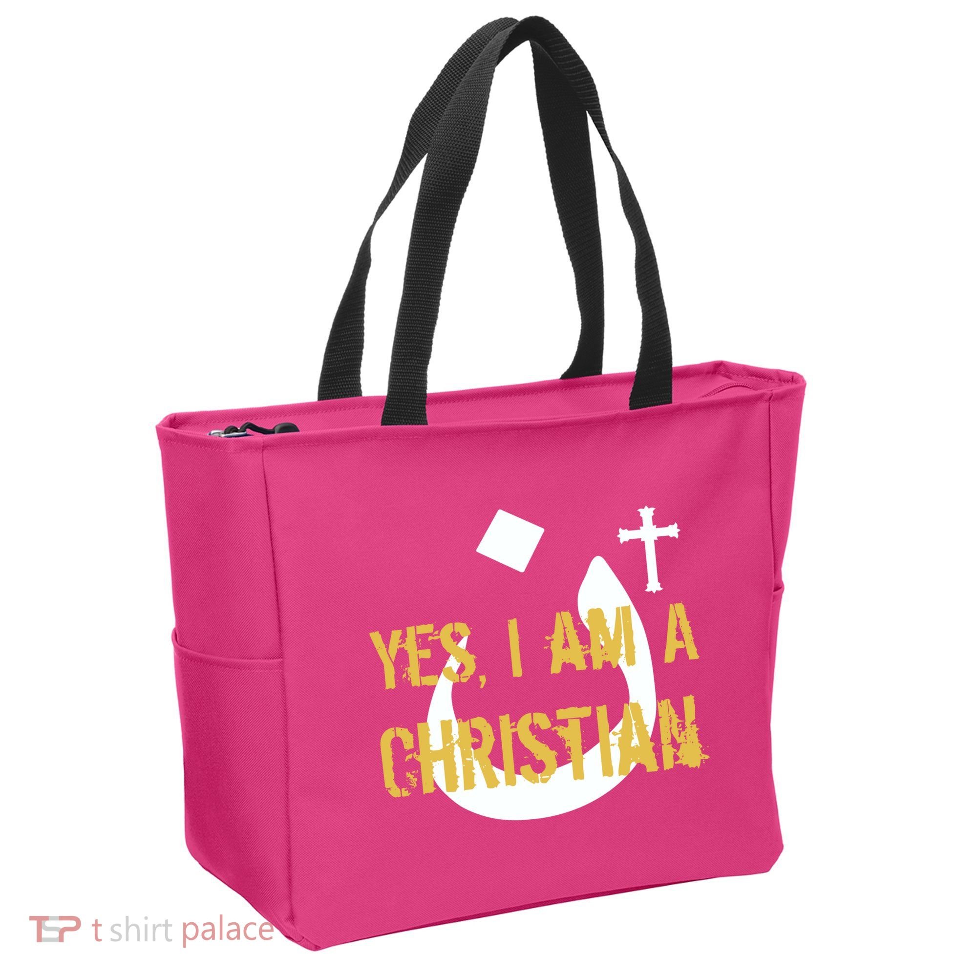 Yes I'm A Nasarani (Christian) Arabic Letter N Tote Bag