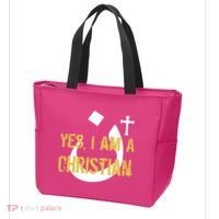 Yes I'm A Nasarani (Christian) Arabic Letter N Tote Bag thumb 3
