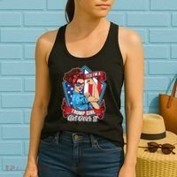 Yes I'm A Trump Girl Get Over It Pro Republican Women's Tank Top thumb 2