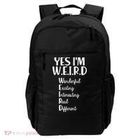 Yes I'm WEIRD Backpack thumb 0