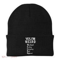 Yes I'm WEIRD Beanie thumb 0