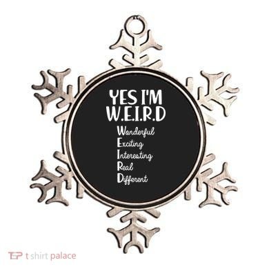 Yes I'm WEIRD Ornament