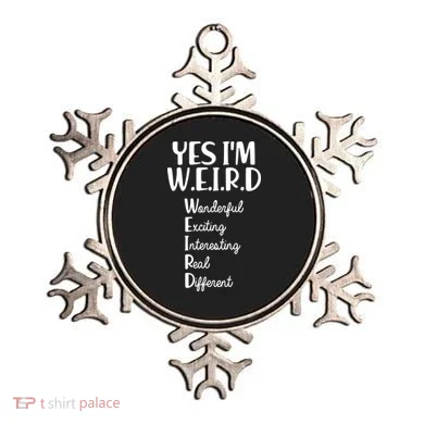 Yes I'm WEIRD Ornament