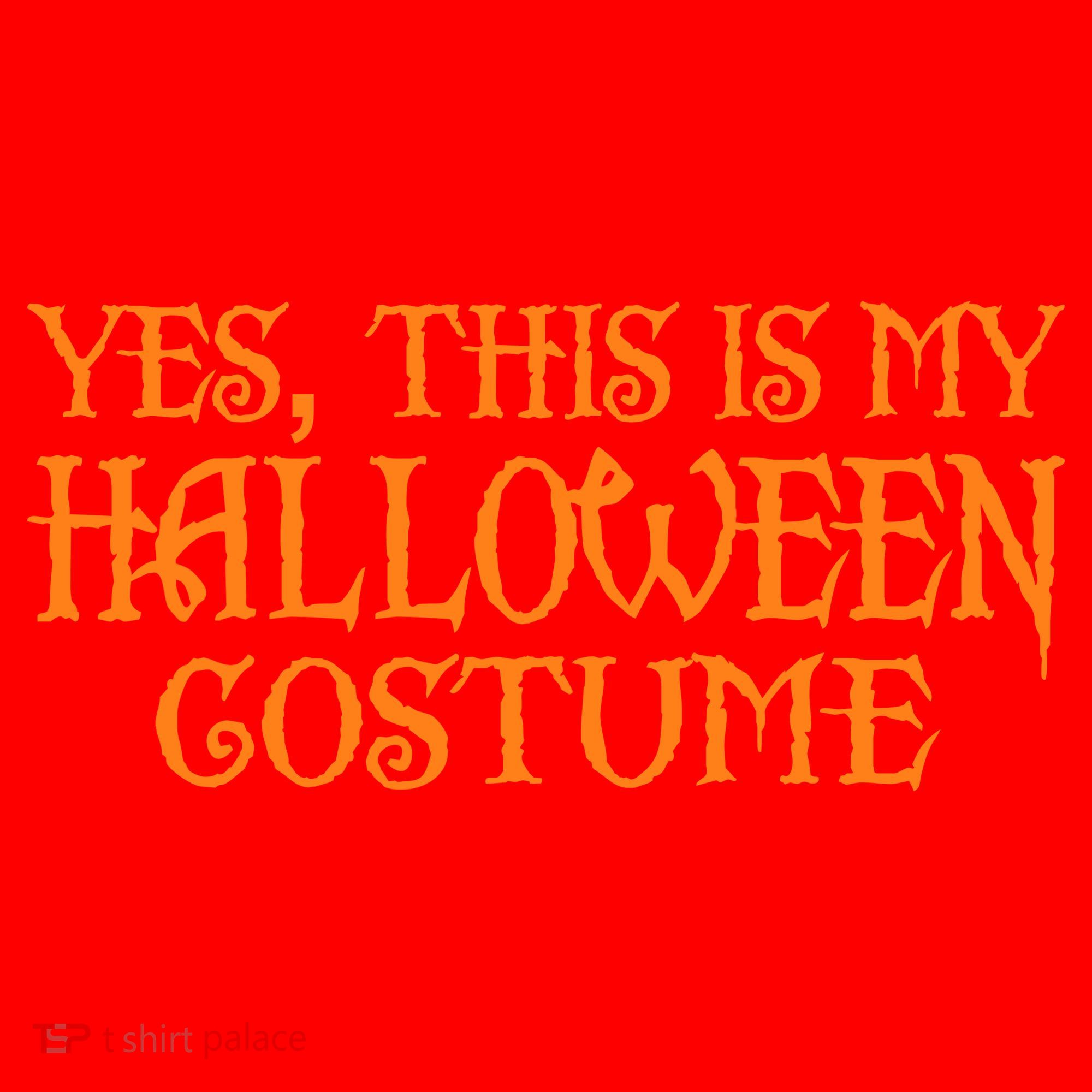 Yes This Is My Halloween Costume Santa Hat