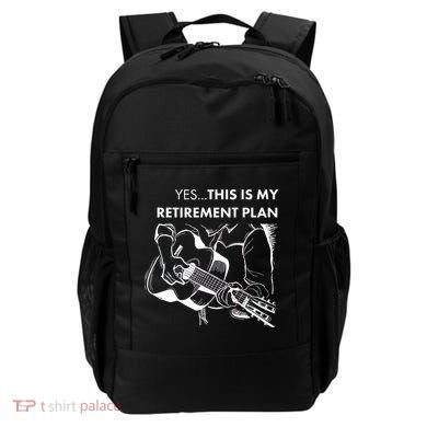 Yes This Is My Retirement Plan Guitar Backpack