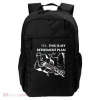 Yes This Is My Retirement Plan Guitar Backpack thumb 0
