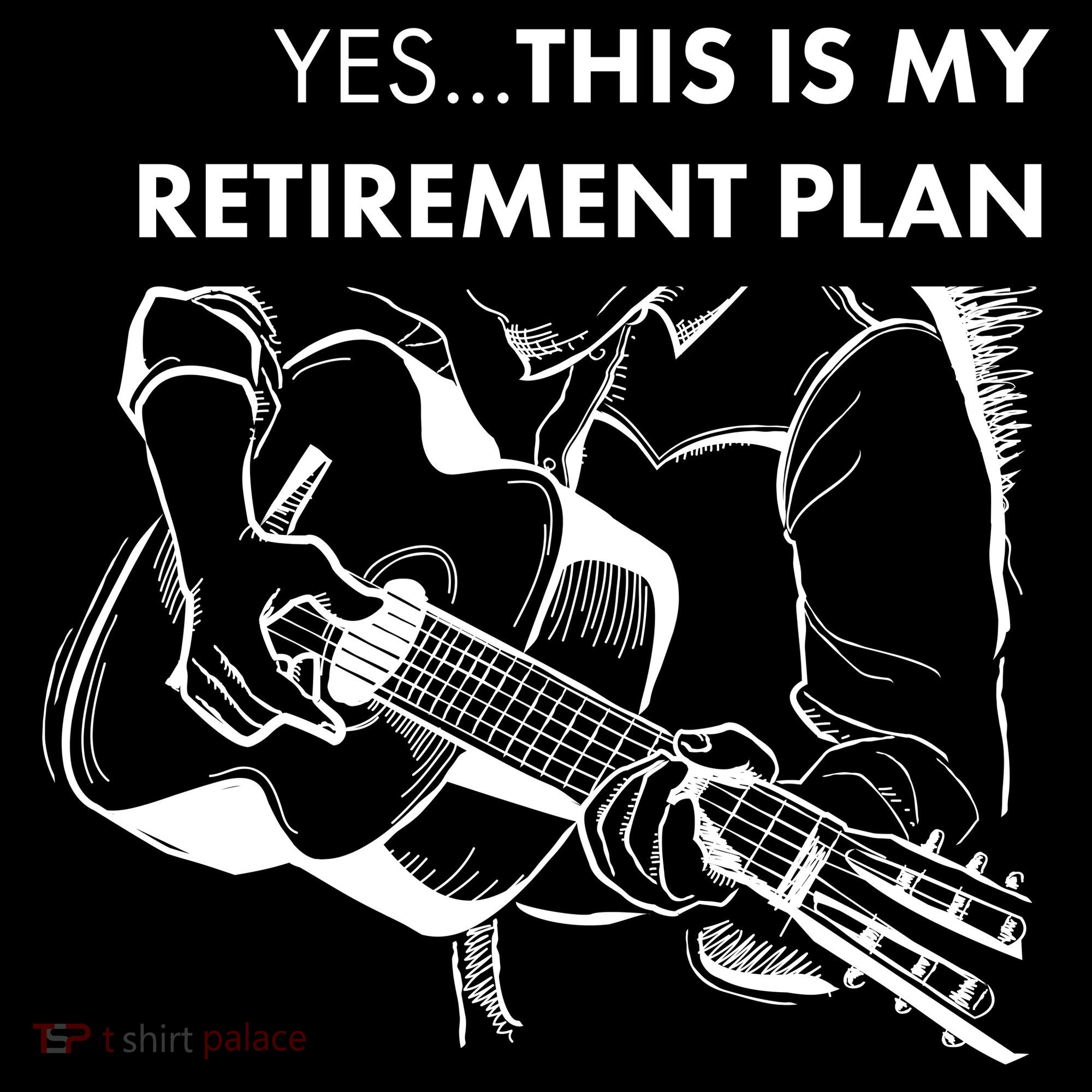 Yes This Is My Retirement Plan Guitar Backpack