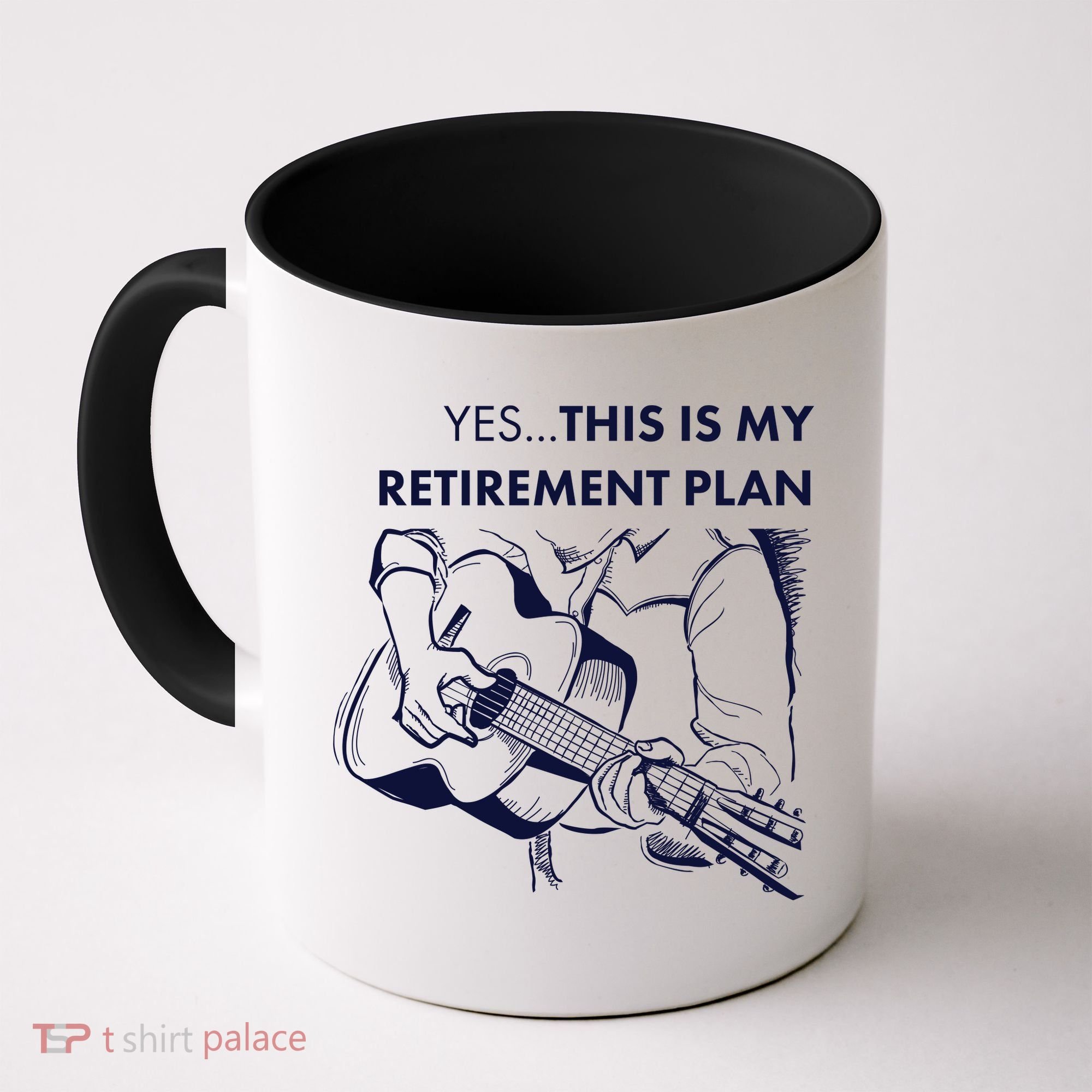 Yes This Is My Retirement Plan Guitar Coffee Mug