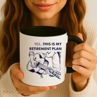 Yes This Is My Retirement Plan Guitar Coffee Mug thumb 3