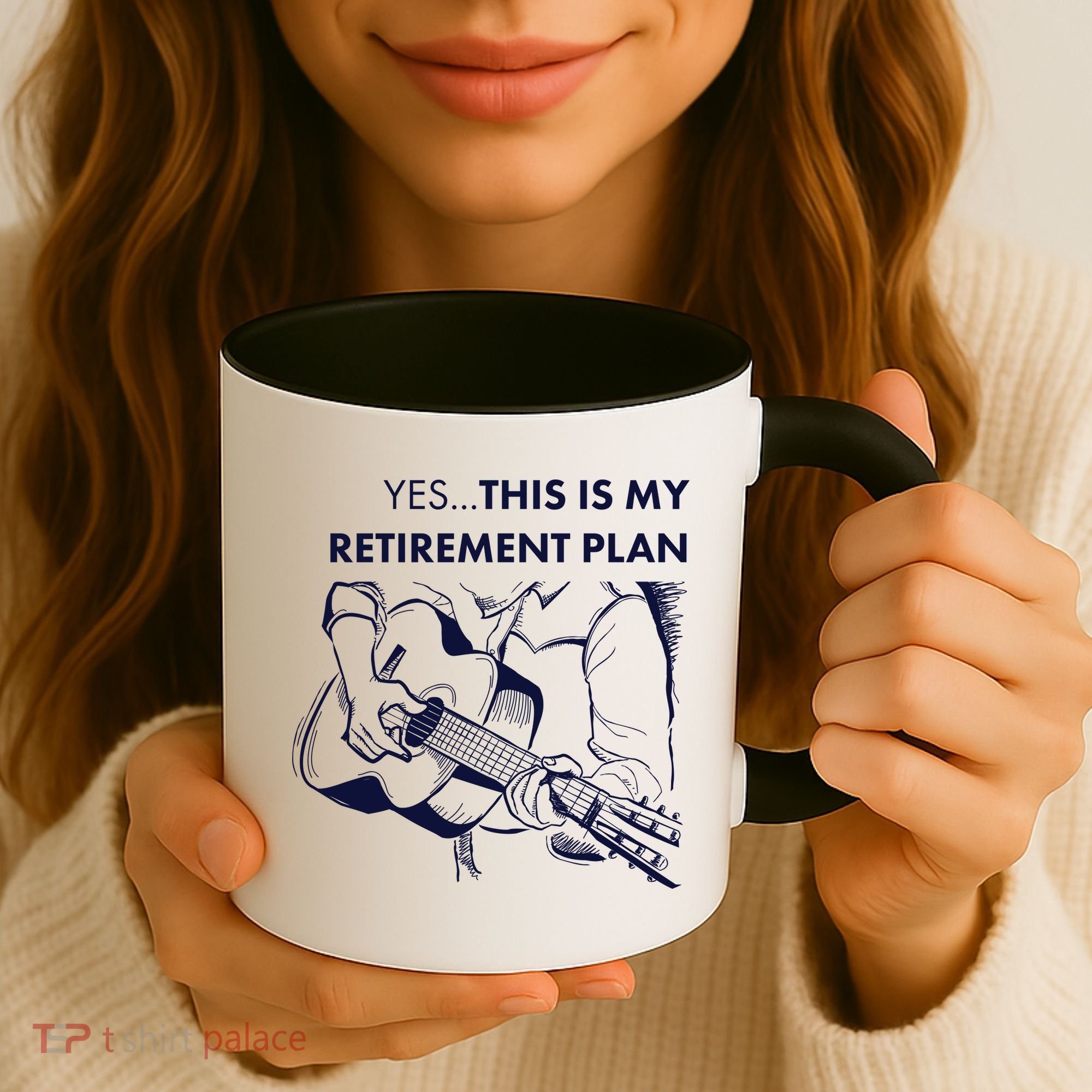 Yes This Is My Retirement Plan Guitar Coffee Mug