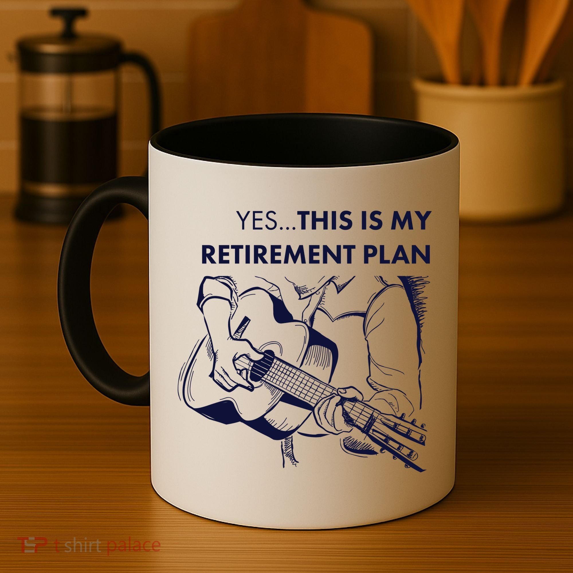 Yes This Is My Retirement Plan Guitar Coffee Mug