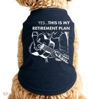 Yes This Is My Retirement Plan Guitar Doggie Tank thumb 0