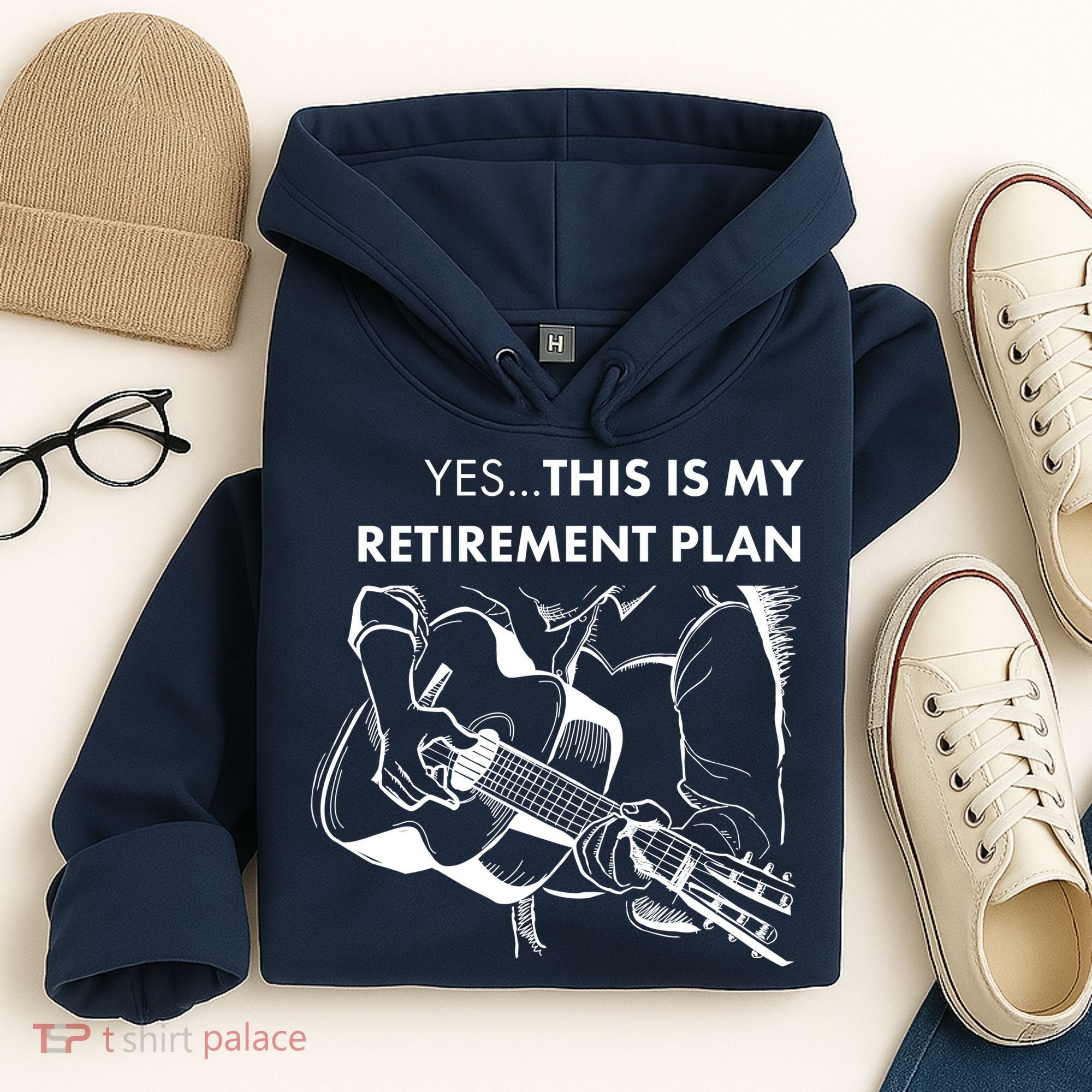 Yes This Is My Retirement Plan Guitar Hoodie