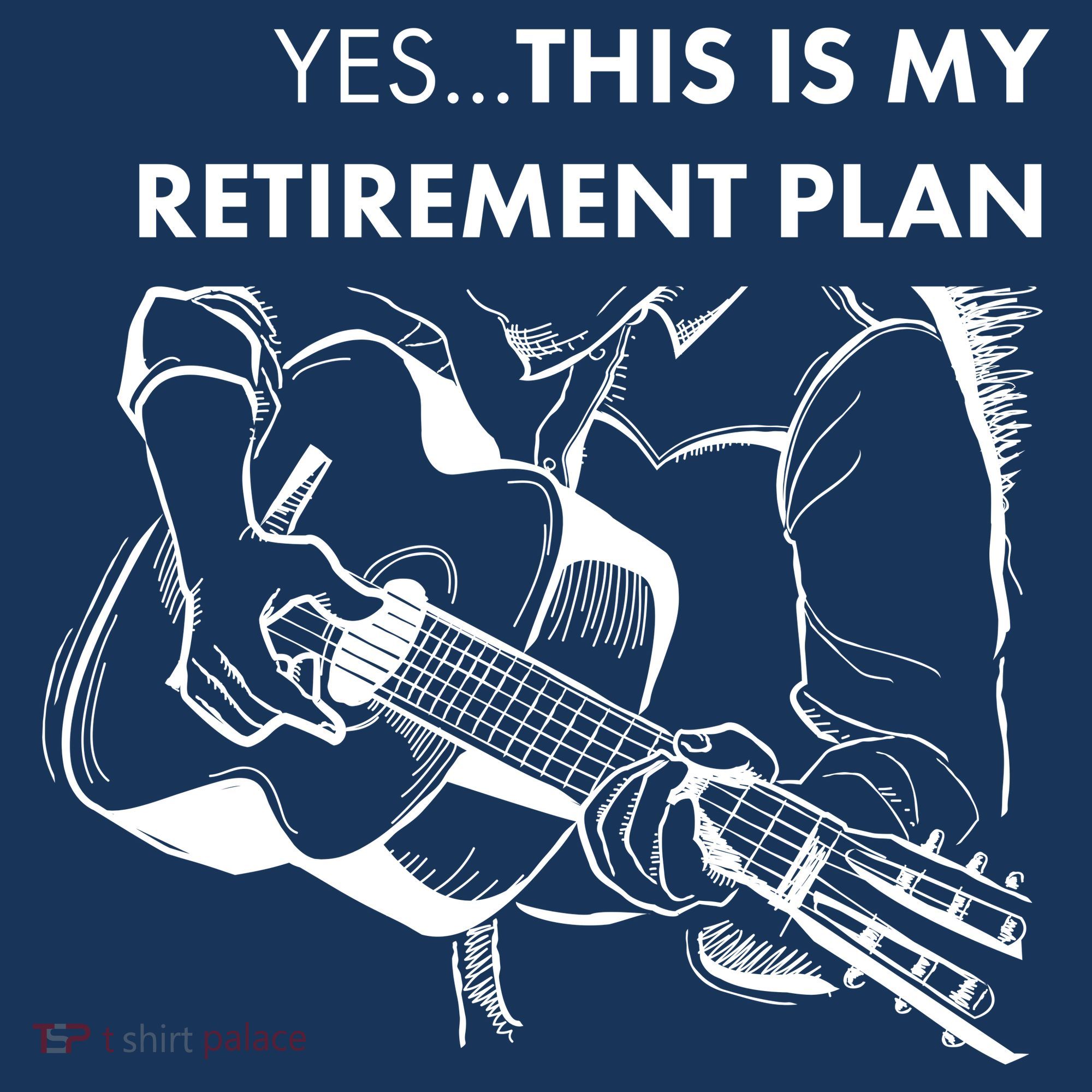 Yes This Is My Retirement Plan Guitar Hoodie