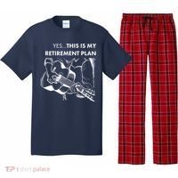 Yes This Is My Retirement Plan Guitar Pajama Set thumb 0