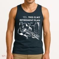 Yes This Is My Retirement Plan Guitar Tank Top thumb 3