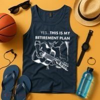 Yes This Is My Retirement Plan Guitar Tank Top thumb 4