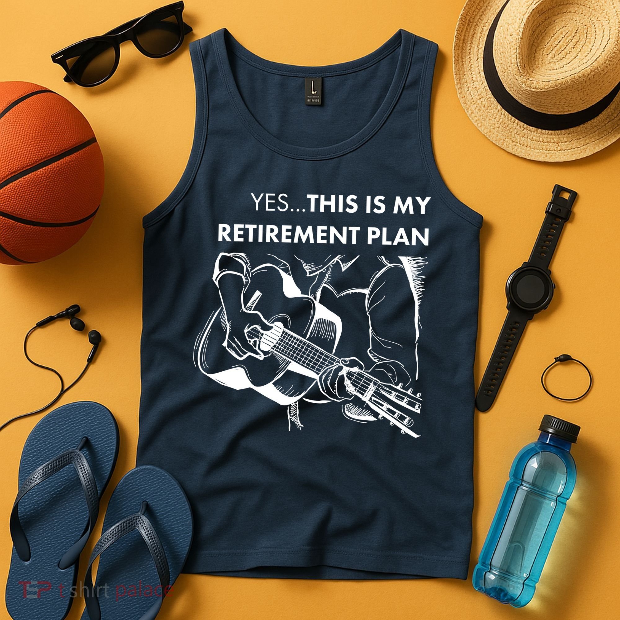 Yes This Is My Retirement Plan Guitar Tank Top
