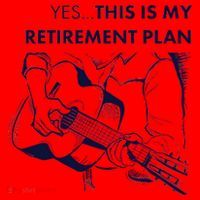 Yes This Is My Retirement Plan Guitar Santa Hat thumb 1