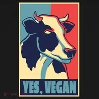 Yes Vegan Cow Coaster thumb 2