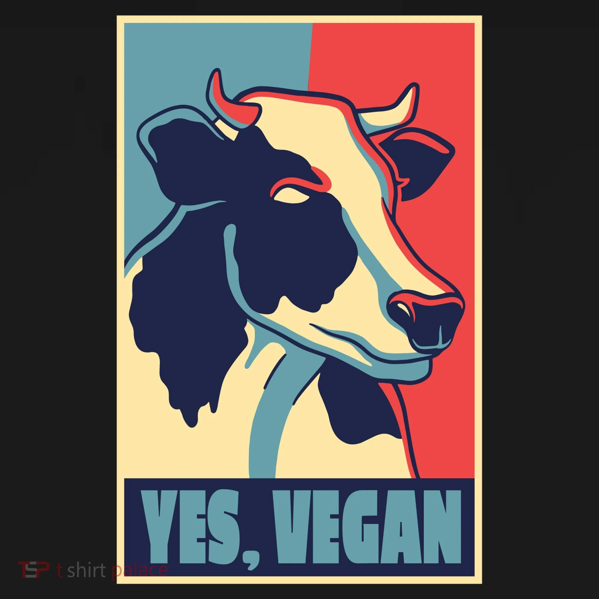 Yes Vegan Cow Coaster
