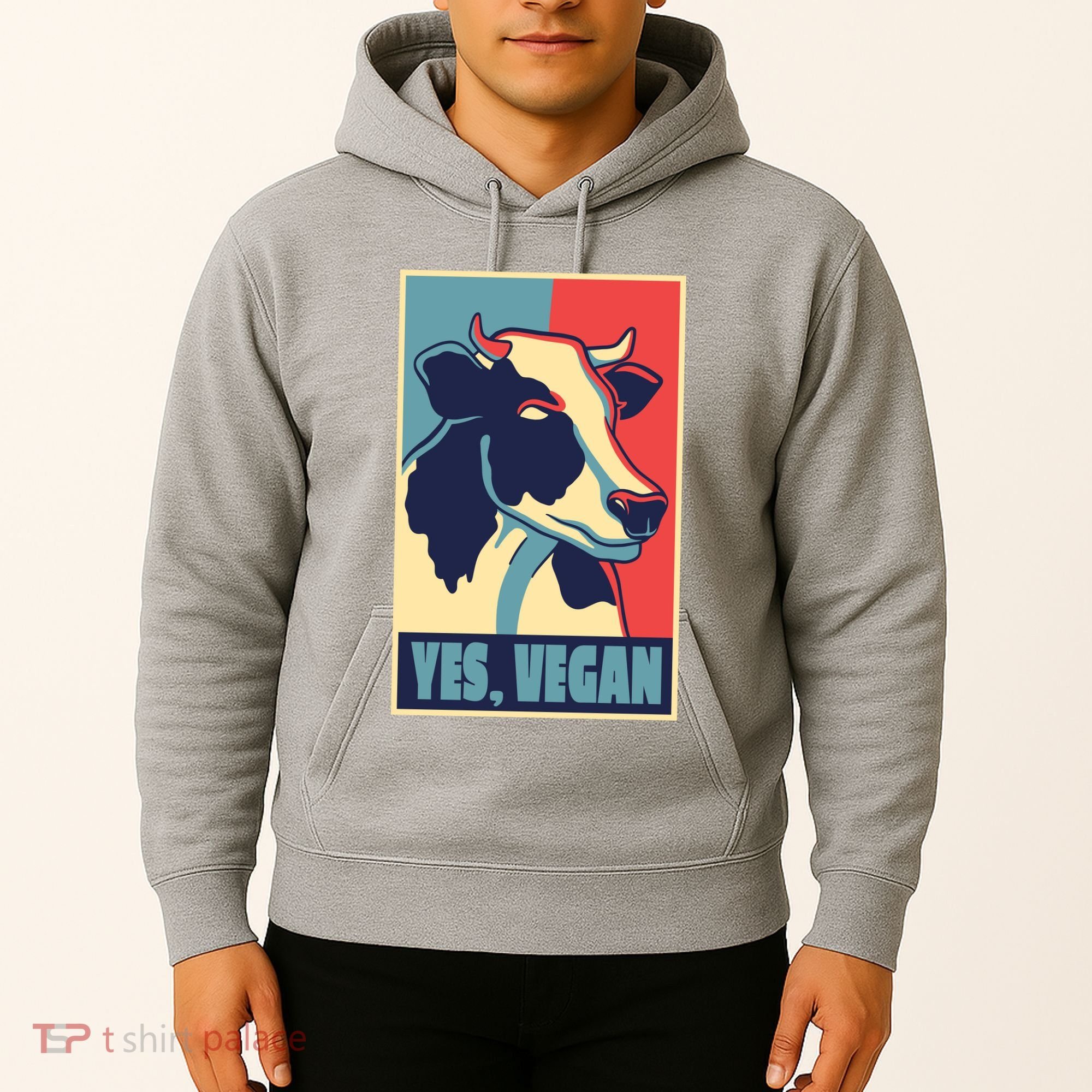 Yes Vegan Cow Hoodie