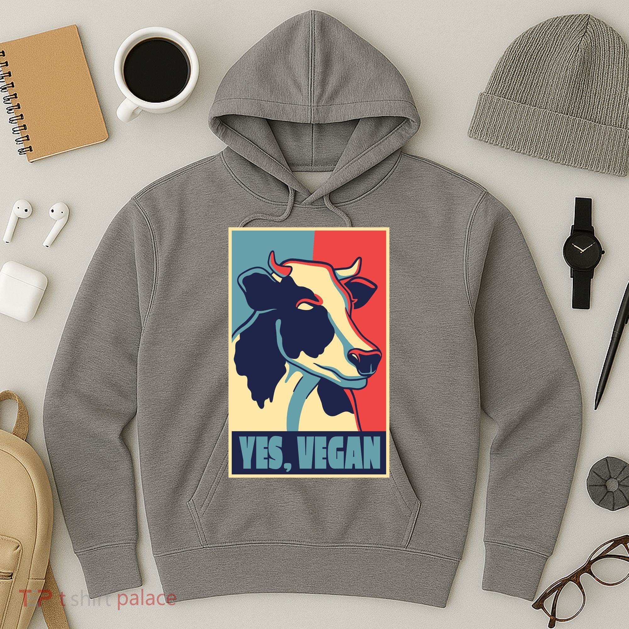Yes Vegan Cow Hoodie