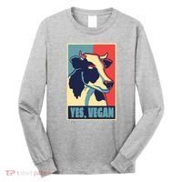 Yes Vegan Cow Long Sleeve Shirt thumb 0