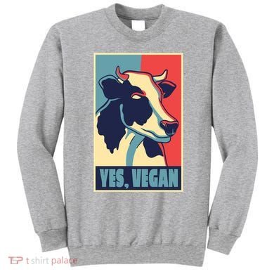 Yes Vegan Cow Sweatshirt
