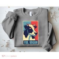 Yes Vegan Cow Sweatshirt thumb 2