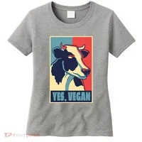 Yes Vegan Cow Women's T-Shirt thumb 0