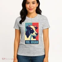 Yes Vegan Cow Women's T-Shirt thumb 4