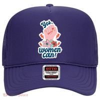Yes Women Can Floral Hat thumb 0