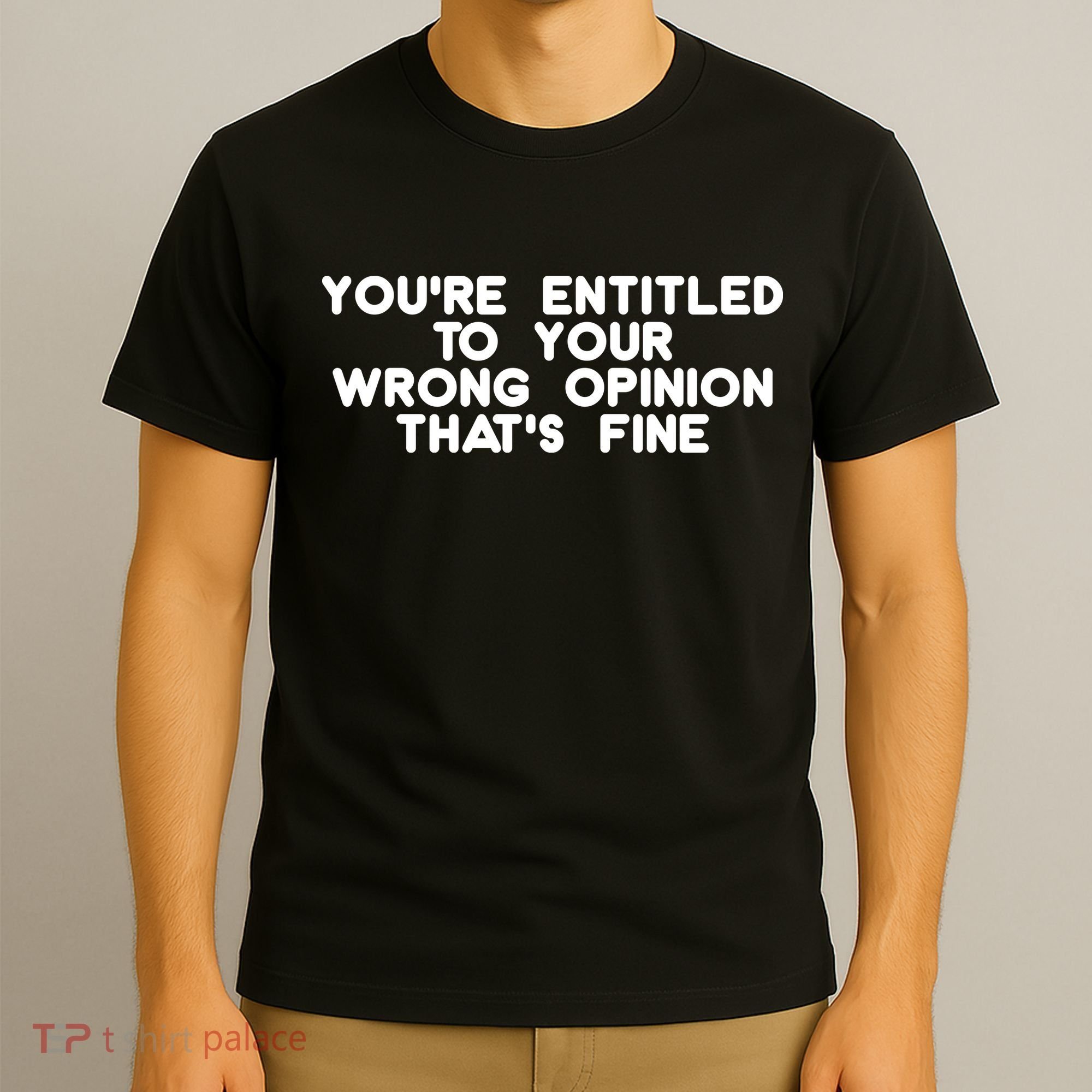 You're Entitled To Your Wrong Opinion That's Fine Funny Gift T-Shirt