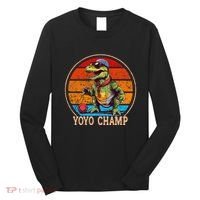 YoYo For Adults And Kids Retro Sunset Trex YoYo Long Sleeve Shirt thumb 0