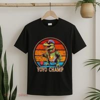 YoYo For Adults And Kids Retro Sunset Trex YoYo T-Shirt thumb 2