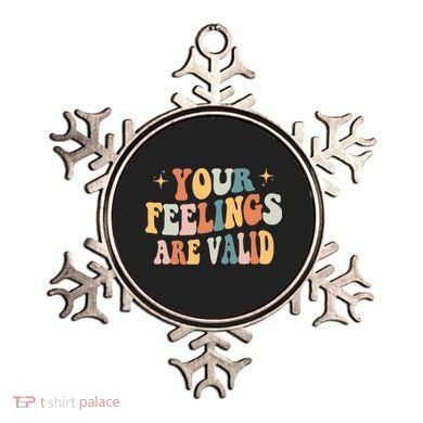 Your Feelings Are Valid Cute Retrotal Health Awareness Ornament