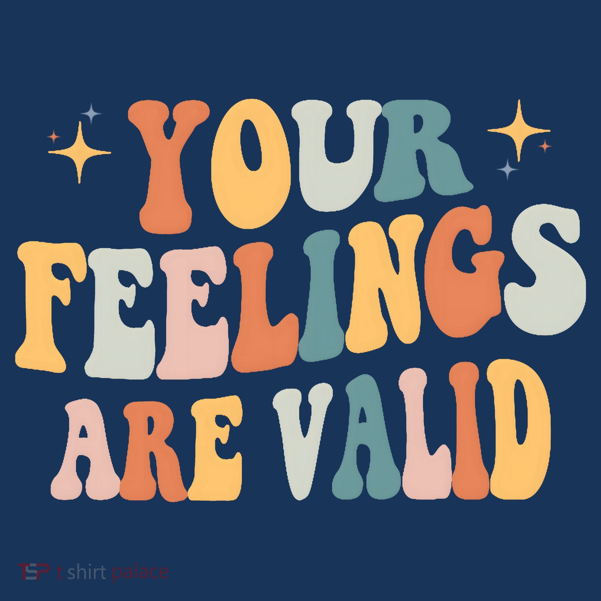 Your Feelings Are Valid Cute Retrotal Health Awareness Women's Tank Top