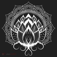Yogi Flower Blossom Dala Fractal Geometry Yoga Lotus Great Gift Beanie thumb 2