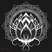 Yogi Flower Blossom Dala Fractal Geometry Yoga Lotus Great Gift Women's Hoodie thumb 2